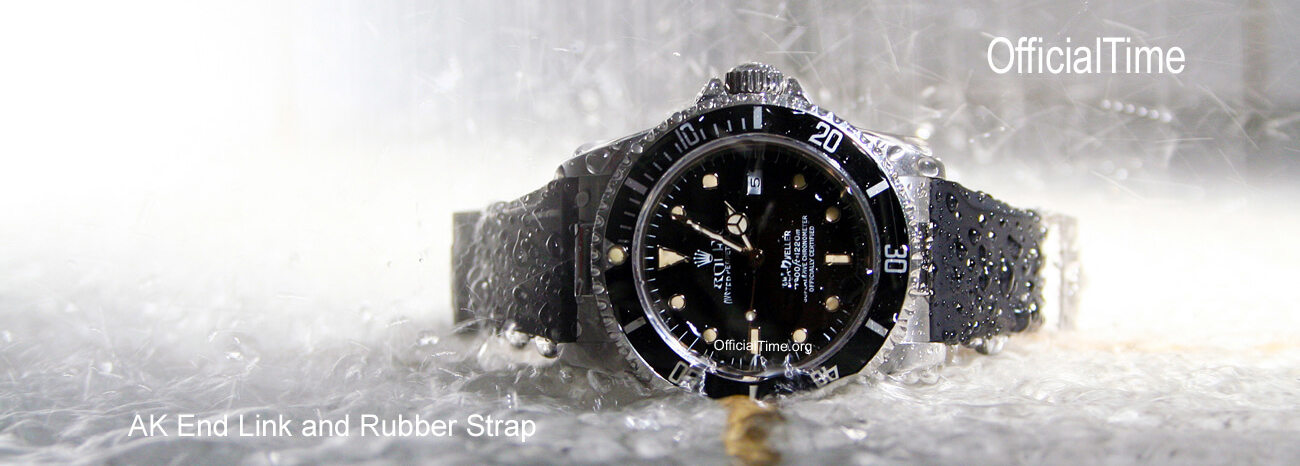 OfficialTime Rubber Strap for Rolex